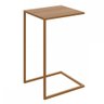 Mesa Lateral L35 X A64cm 27820 Steel Quadra Artesano - Hanover/dourado - 2