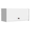 Ver imagem 2 de Armário Aéreo Cozinha Torino 1 Porta 70cm Branco Movelbento