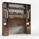Ver imagem 3 de Guarda-Roupa de Casal com Espaço para Cama Box King Size 1220SK San Remo