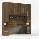 Ver imagem 2 de Guarda-Roupa de Casal com Espaço para Cama Box King Size 1220SK San Remo