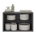 Ver imagem 4 de Aparador Buffet Suspenso com Espelhos 2 Portas Multimóveis Mp8003