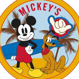 Toalha de Praia Infantil Redonda Mickey Hangloose - 2