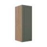 Módulo Armário Aéreo 88x30 1 Porta 100% Mdf Cozinha Modulada Provence Robel Hanover/salvia - 1