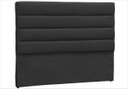 Ver imagem 1 de Cabeceira Casal King 195 Cm Greta - D'monegatto Dmonegatto Suede Liso Preto
