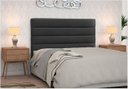 Ver imagem 2 de Cabeceira Casal King 195 Cm Greta - D'monegatto Dmonegatto Suede Liso Preto