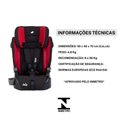 Ver imagem 6 de Cadeirinha de Carro Elevate 9 até 36 Kg Vermelho Cherry - Joie