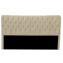 Ver imagem 4 de Cabeceira Casal Queen Estofada para Cama Box Glass Veludo Bege