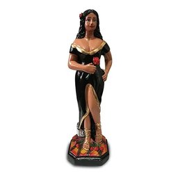 Imagem Dama Da Noite Escultura Gesso Estatua Maravilhosa 20 cm - 1