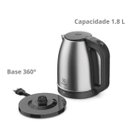 Ver imagem 3 de Chaleira Elétrica Electrolux 1,8l Efficient (eek10)