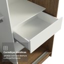 Ver mais imagens de Conjunto 2 Guarda-Roupas 4 Portas de Correr com 4 Espelhos Rustic Tokio Madesa