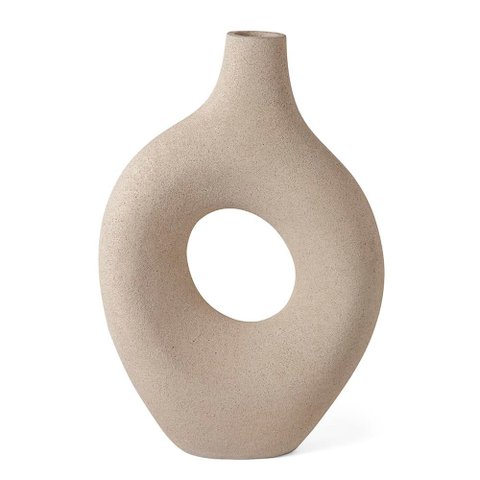 Vaso em Poliresina Bege - M Buba Zoo