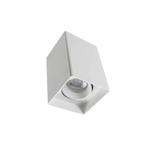 Kit 10 Spot de Sobrepor Quadrat C/10 Lâmpada Led Mr16 Branco - Branco Quente