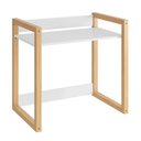 Ver imagem 1 de Mesa Infantil Zoe Branco Fosco/madeira Natural - Reller Móveis