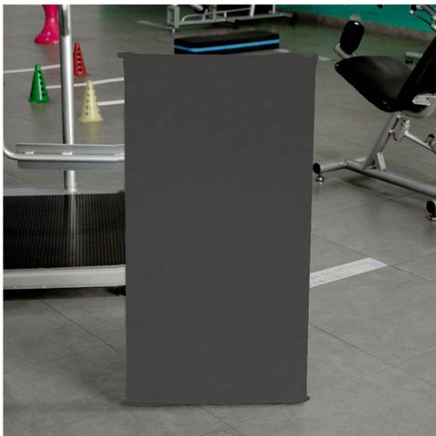 Kit 20 Colchonete Ginastica Academia Creche Yoga Fitness 95X59X3 Courino Cinza - D A DECOR