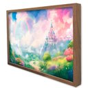 Ver imagem 1 de Quadro Decorativo Castelo Das Princesas em Moldura Caixa Tacolado Moldura Caixa Alta 4,5cm Madeira C