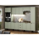 Ver imagem 1 de Cozinha Completa 6pçs Americana Verde Mint/ebano