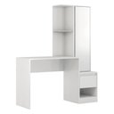 Ver imagem 7 de Penteadeira 1 Porta e 1 Gaveta com Banqueta Amoudi Móveis Branco