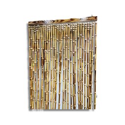 Cortina Artesanal de Bambu: 2.10m X 80cm - J03 - 2