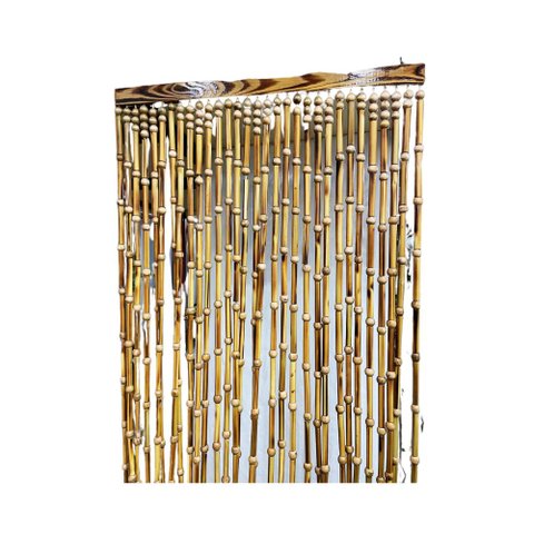 Cortina Artesanal de Bambu: 2.10m X 80cm - J03