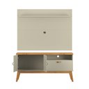 Ver imagem 5 de Rack com Painel Sirius 1.4 para Sala Tv 55 Polegadas - 3 Cores:off White/cinamomo