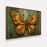 Quadro Abstrato Borboleta Essência da Transformação Wood - 3