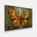 Ver imagem 3 de Quadro Abstrato Borboleta Essência da Transformação Wood