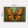Quadro Abstrato Borboleta Essência da Transformação Wood - 4