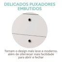 Ver imagem 3 de Gaveteiro para Escritório 3 Gavetas com Rodízios Neo Branco