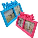 Ver imagem 2 de Dupla Porta Retrato Infantil Mural Príncipe Princesa 15x10cm