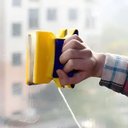 Ver imagem 3 de Rodo Mágico Limpa Vidro Magnético Amarelo Duplo Lado Limpeza Mais Rápida Janelas Casa e Apartamento