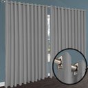 Ver imagem 6 de cortina quarto Janela 2,70 x 1,60 apartamento Turin cinza