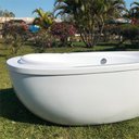 Ver imagem 4 de Banheira Oval De Hidromassagem Avant 180X96Cm Branca