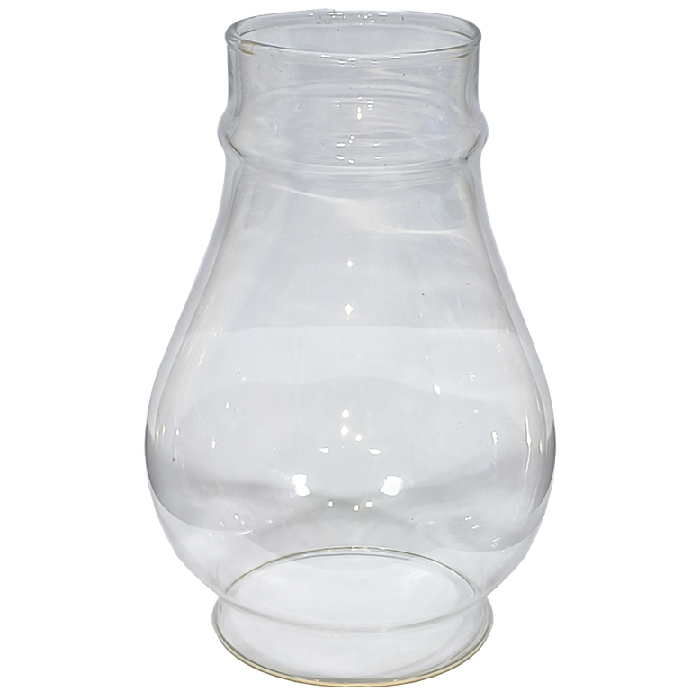 Cúpula Manga Tupan Vidro para Lampião e Decoração Retrô:incolor Brilho/liso