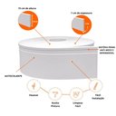 Ver imagem 3 de Rodapé Eva Autocolante 15cm Rp16 4 Metros Meurodapé