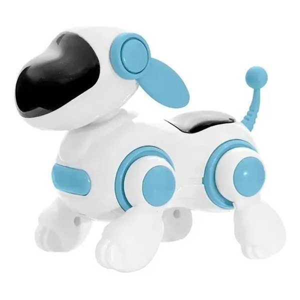 Cachorro Robô com Face Digital - Art Brink - Azul - 1