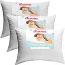 Ver imagem 1 de Kit 3 Travesseiros Antialérgico de Fibra Macio Lavável 45X65 BF Colchões