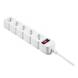 Protetor Eletrônico e Filtro de Linha Com 5 Tomadas Epe 205 Branco Intelbras - 8