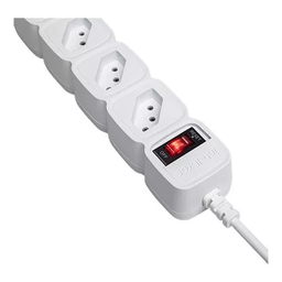 Protetor Eletrônico e Filtro de Linha Com 5 Tomadas Epe 205 Branco Intelbras - 3