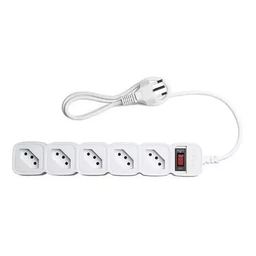 Protetor Eletrônico e Filtro de Linha Com 5 Tomadas Epe 205 Branco Intelbras - 5