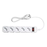 Protetor Eletrônico e Filtro de Linha Com 5 Tomadas Epe 205 Branco Intelbras - 5