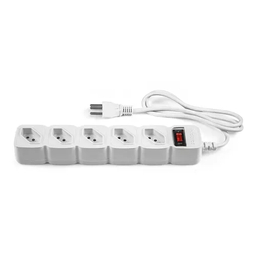 Protetor Eletrônico e Filtro de Linha Com 5 Tomadas Epe 205 Branco Intelbras - 6