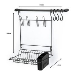 Escorredor de Prato Talheres Cook Home 8 Arthi Original - 2 Escorredor de Prato Talheres Cook Home 8 Arthi Original - 2