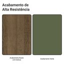 Ver mais imagens de Armário Aéreo de Canto 1 Porta Rustic/verde Vik Madesa