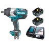 Chave Impacto 18v 3/4" Dtw1001 Com 2 Baterias 5ah Biv Makita - 1