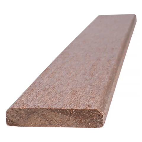 Perfil Deck Madeira Plástica Mbs Marrom 20mm x 100cm x 10cm