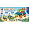 Andador Babyjipe - Passeio e Andador - Azul e Verde - Bandeirante Band1058 - 2