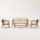 Ver imagem 1 de Jogo de Sofa Area Externa Corda Nautica Aluminio Shell Verde