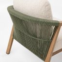 Ver imagem 4 de Jogo de Sofa Area Externa Corda Nautica Aluminio Shell Verde