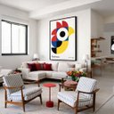 Ver imagem 4 de Quadro Canvas Bauhaus The Rooster 60x40cm Mold Preta