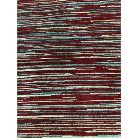 Tapete Indiano Kilim Rainbown 3.00x4.00 Vermelho Abdalla